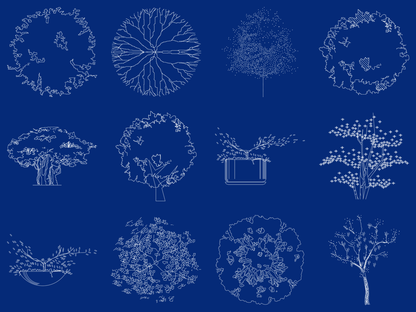 CadBlocksPro AutoCAD blocks — vegetation